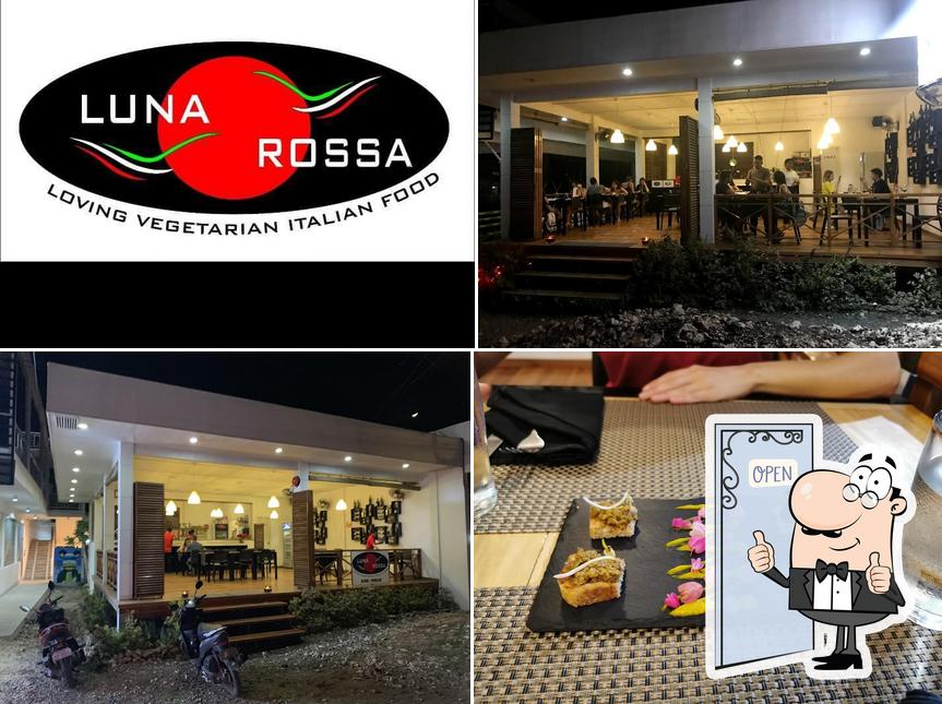 Look at this picture of Luna Rossa Vegetarian Italian Restaurant