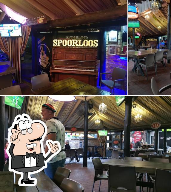 Die Inneneinrichtung von Spoorloos Pub & Grill