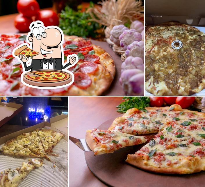 Experimente pizza no Pizzaria Baggio