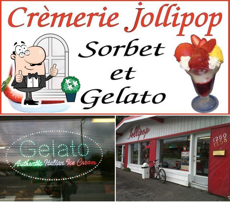 Voici l’image affichant la extérieur et nourriture sur Crèmerie Jollipop