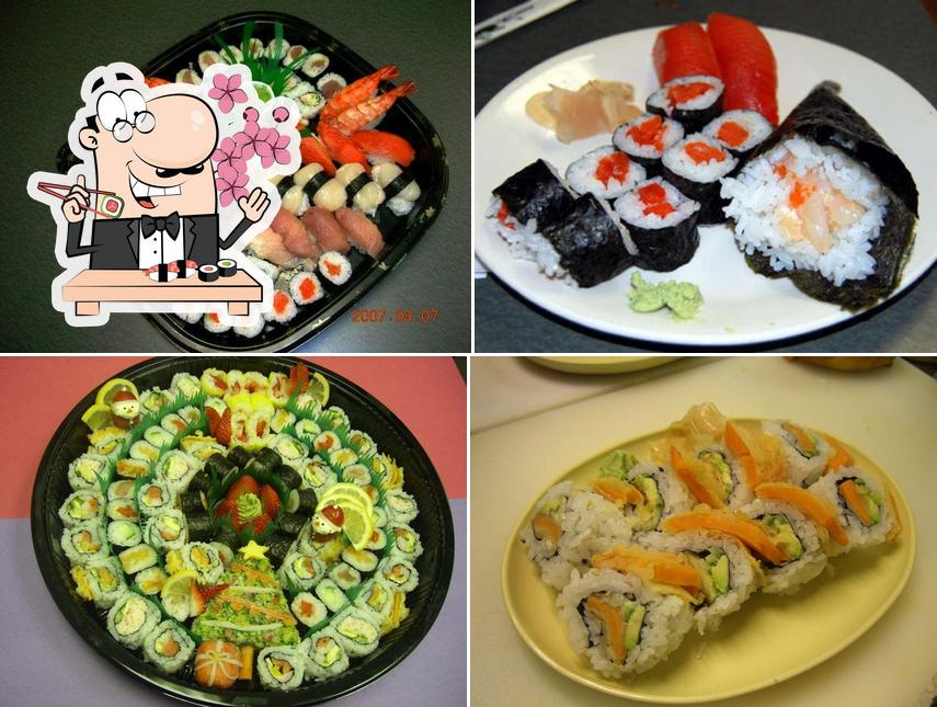 Essayez de nombreuses options de sushi