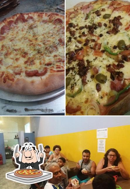 Experimente diversos tipos de pizza