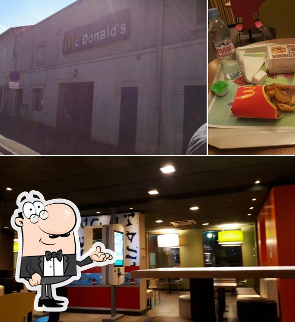 L'intérieur de Mcdonald's