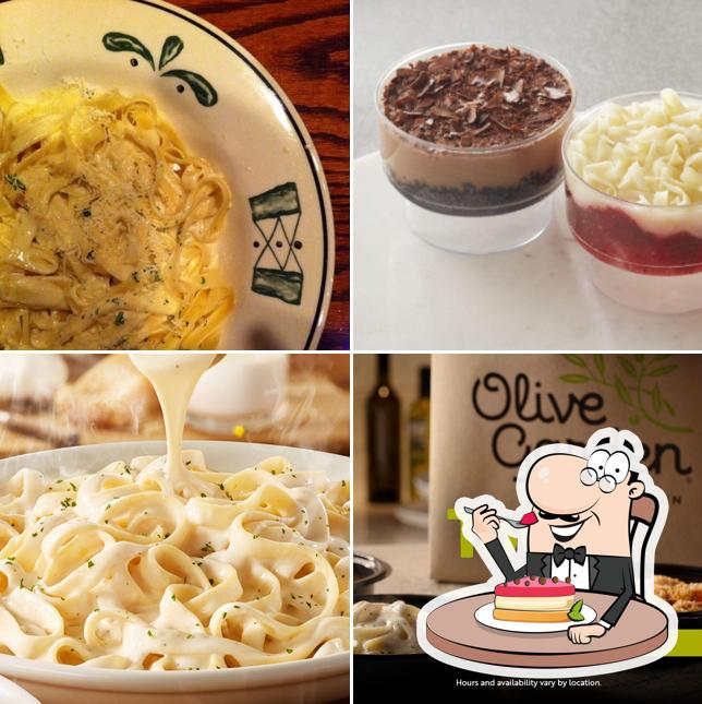 Olive Garden Italian Restaurant provides a selection of sweet dishes