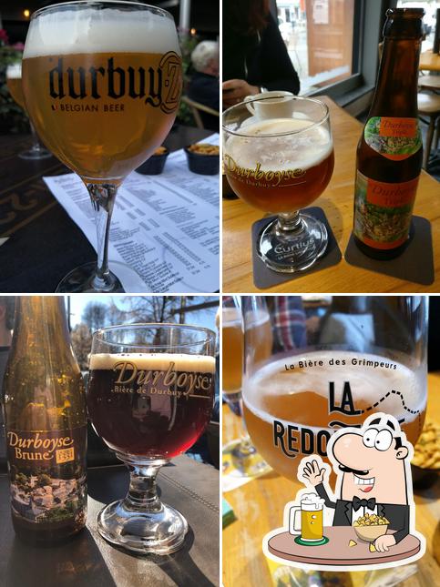 La Brasserie Ardennaise serves a selection of beers