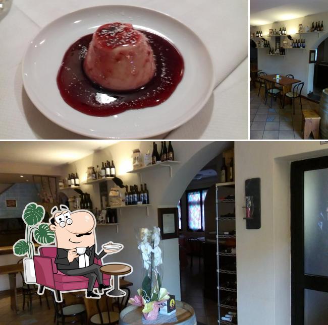 Voici l’image représentant la intérieur et dessert sur Trattoria Da Franco