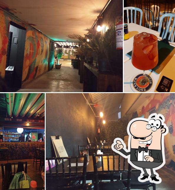 O interior do Firoco Drinks