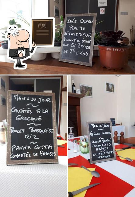 Découvrez le menu du jour sur le tableau