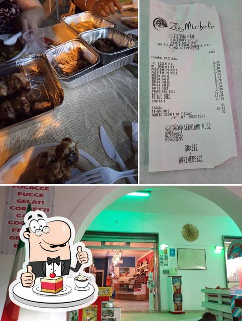 Pizzeria Zio Michele propone un'ampia varietà di dessert