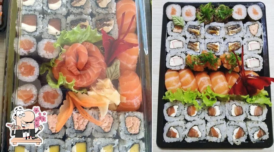 Presenteie-se com sushi no Takamoto Sushi Delivery