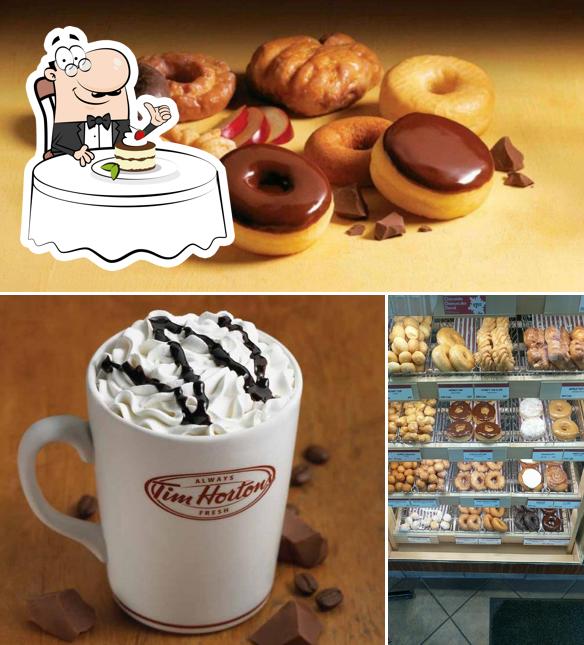 Tim Hortons sert une éventail de desserts