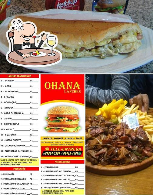 Comida em Ohana Lanches