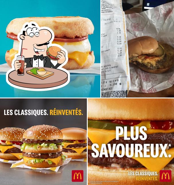 Prenez un hamburger à McDonald's