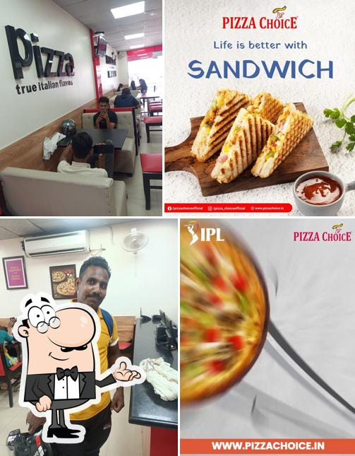 The interior of Pizza Choice