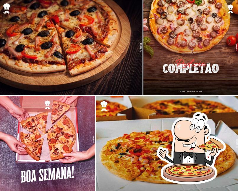 Consiga diversos estilos de pizza