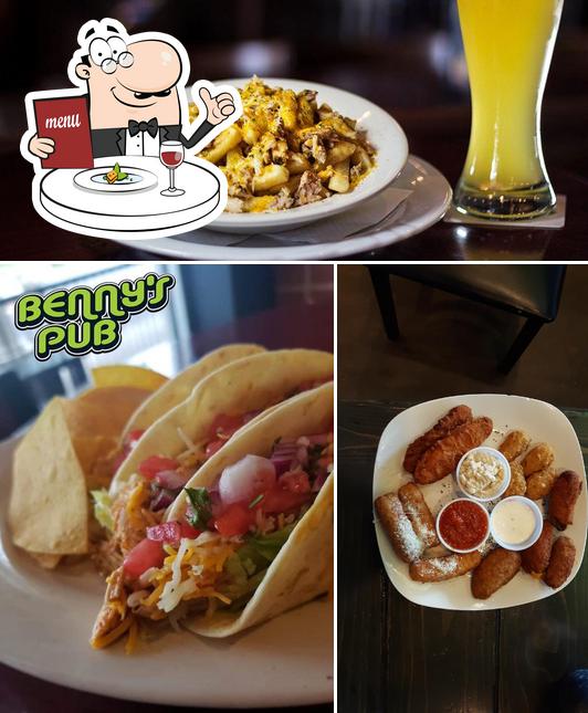 Food at Benny's Pub