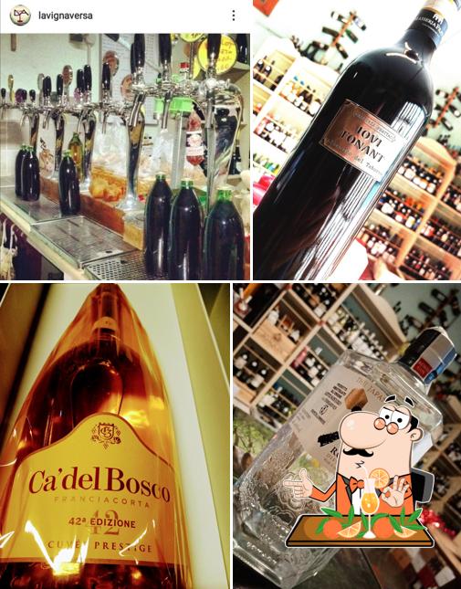 Enoteca La Vigna Aversa sert des boissons alcoolisées