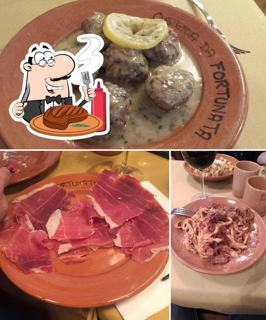 Scegli i piatti di carne a Osteria da Fortunata - Roma