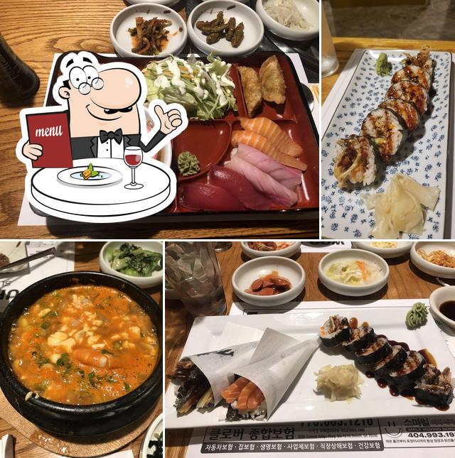Food at Fish & BBQ Korean Restaurant 회랑고기랑