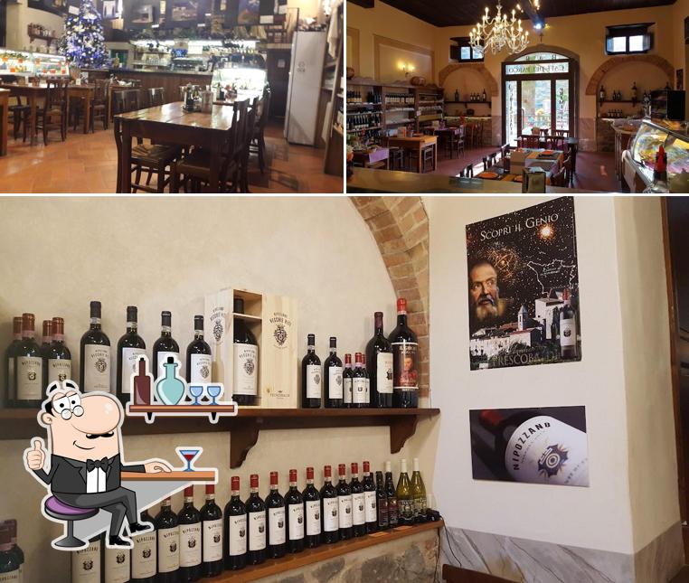 Gli interni di Locanda dei Baroni