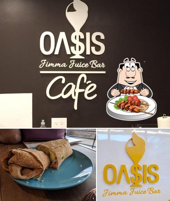 Comida en Oasis Juice and Nutrition Bar