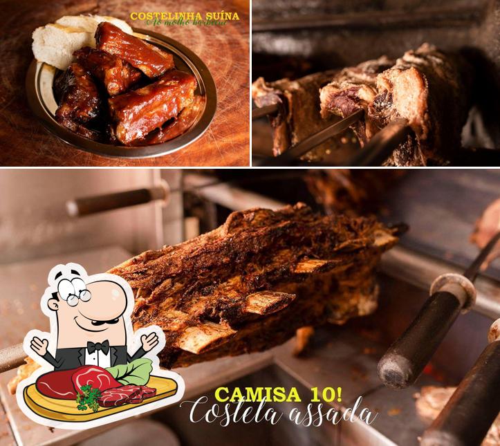 Dê uma olhada na gama de pratos de carne