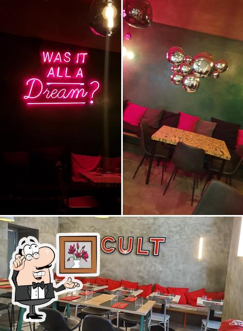 L'intérieur de CULT Burger Restaurant