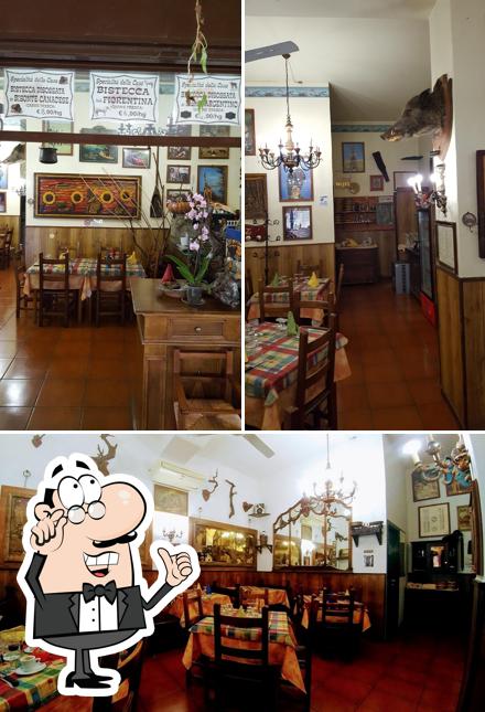 L'intérieur de Trattoria da Dina