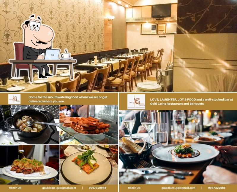 Check out how Gold Coins Restaurant and Banquets - Tardeo looks inside