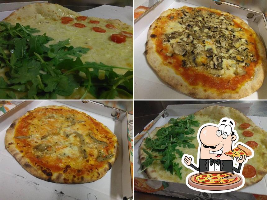 A Pizzeria Il Girasole, puoi assaggiare una bella pizza