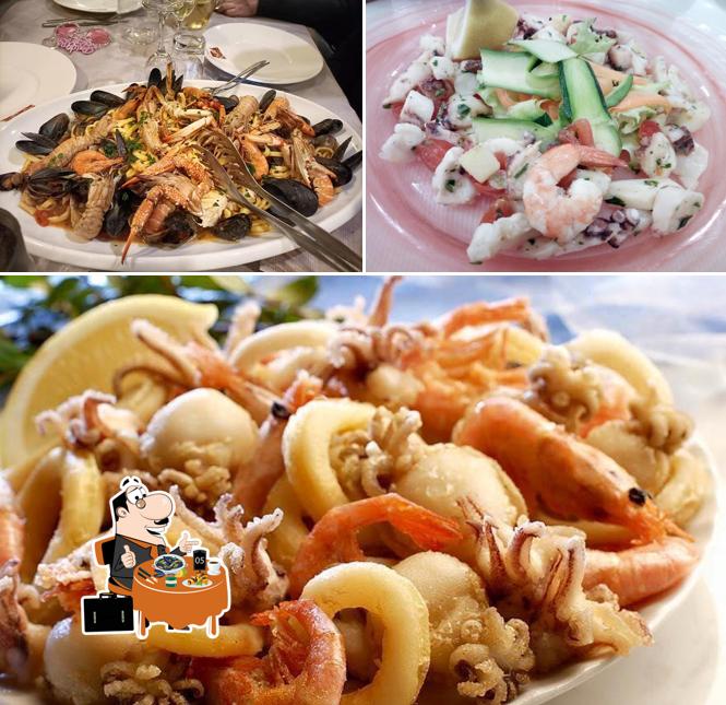 Piccolo Paradiso serve un'ampia selezione di piatti di mare