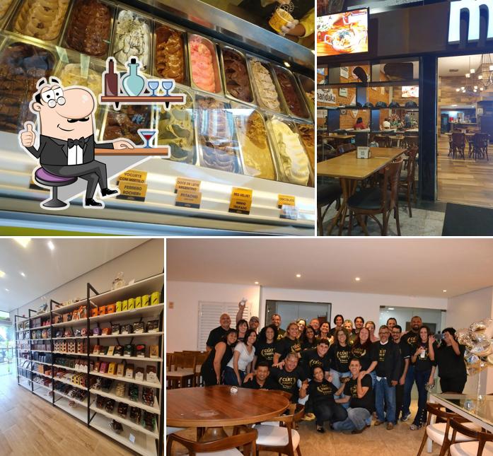 O interior do Brazilian Ice Cream Águas Claras