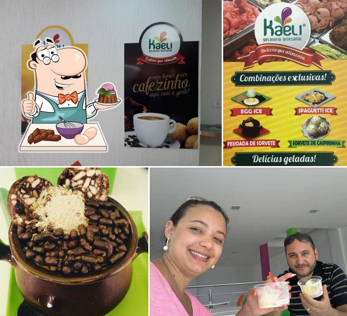 Kaeli Cafeteria provê uma escolha de sobremesas