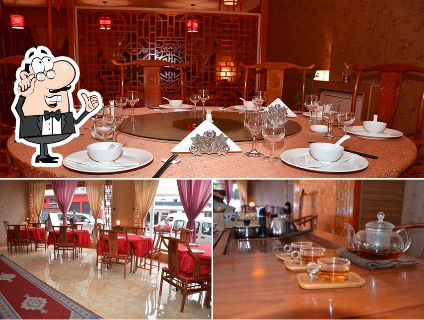 L'intérieur de Yammy restaurant chinois