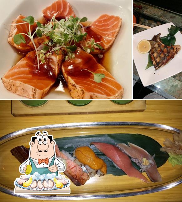 Закажите блюда с морепродуктами в "Ginko Restaurant"