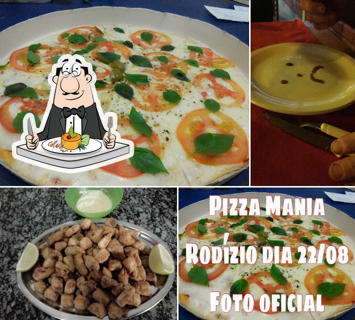 Comida em Pizza Mania