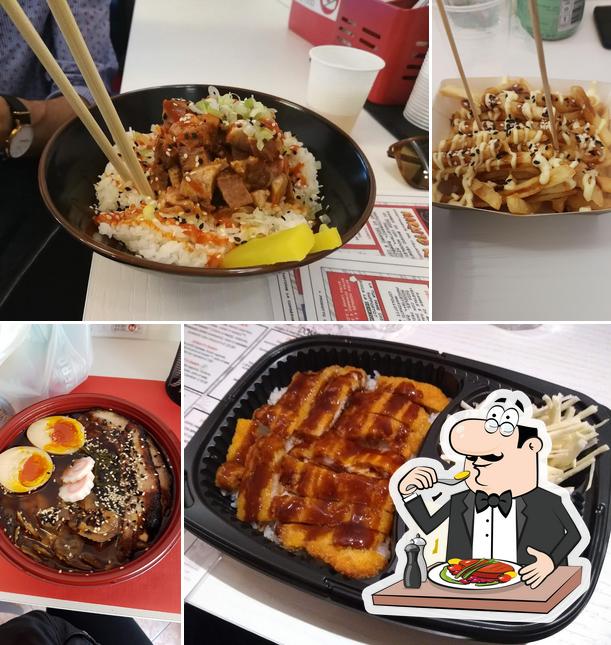 Food at Cibichibi Manga Food