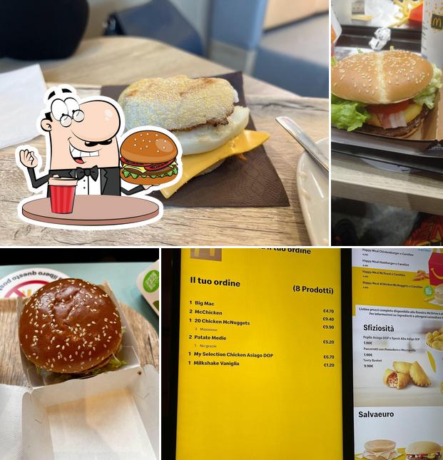 Order a burger at McDonald’s Milano Rogoredo