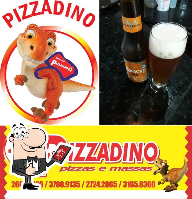 Look at this image of Pizzadino Pizzas e Massas