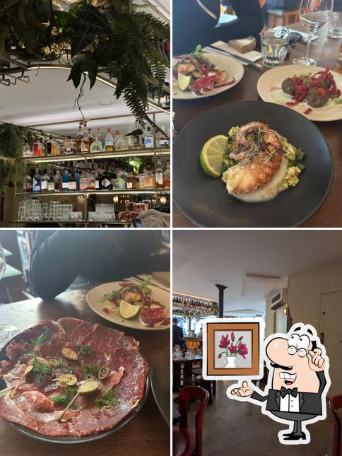 Installez-vous à l'une des tables de Django - Restaurant Pigalle