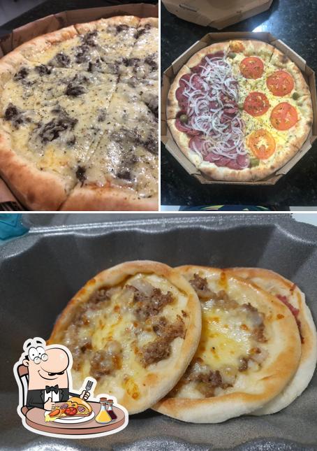 Escolha diversos tipos de pizza