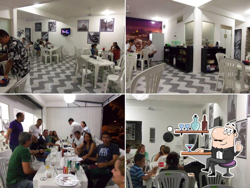 O interior do Copacabana Boteco & Pizzaria