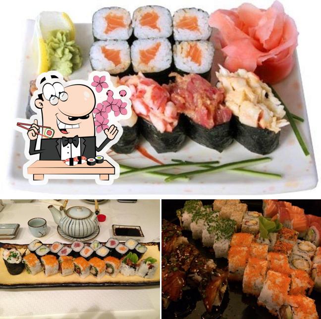 Prenditi le varie opzioni di sushi