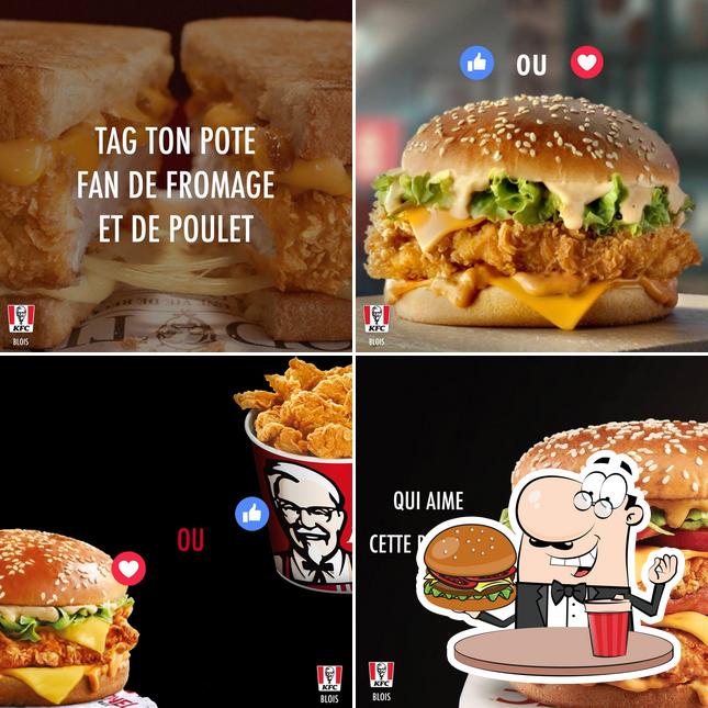 Essayez un hamburger à KFC Blois