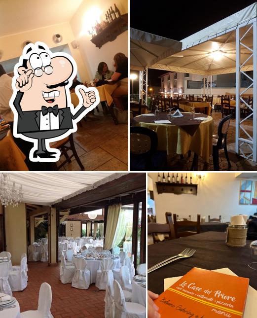 Gli interni di Le Case Del Priore Ristorante Pizzeria