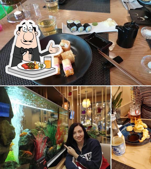 The photo of food and beer at Yakitoriya