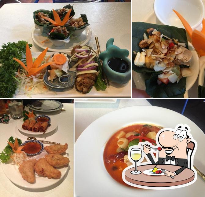 Food at Blue Elephant Thai Restaurant Parnell