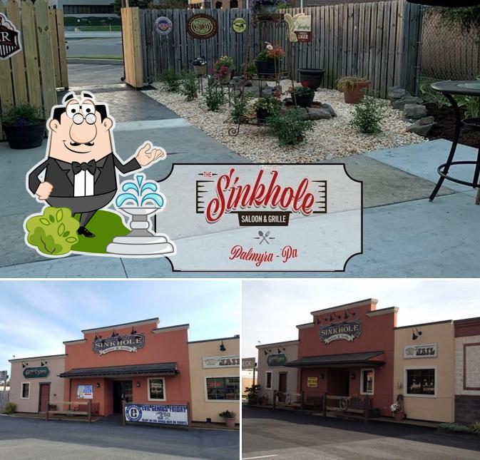Sinkhole Saloon & Grill in Palmyra Restaurant menu and reviews