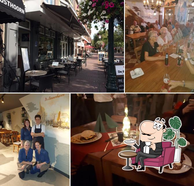 L'intérieur de Restaurant Brasserie De Rooie Kip