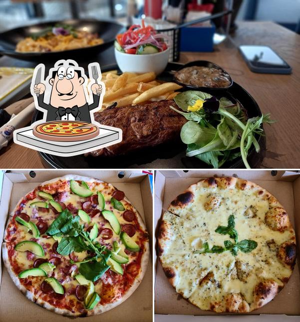 Get pizza at Geek House Eatery